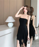 ミニドレス 新作 レース セクシー 背露出 YT2-LQE9545HF350