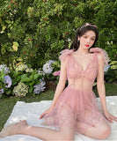 【3セット】ビキニ 水着 背露出 レース かわいい YT7-XCSMQ2247