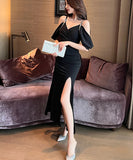 【2色】ミニドレス セクシー 高見え 新作 YT2-MLS143