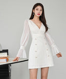 ミニドレス キャバドレス 着瘦せ 新作 セクシー YT2-ZED887916A71