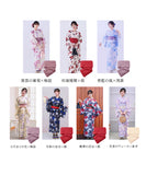 【日本翌日発送】新作浴衣【ひだまりの花×梅鼠】 セパレート 二部式 浴衣 上下セット 巻きタイプ 兵児帯 大人 レディース YKT-EBS-003