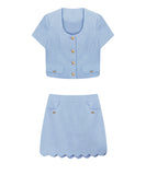 【3色上下セット】ミニドレス スカート 新作 かわいい ゴージャス 手づくり絶品 MY2-RY-R9539