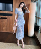 【匠手作り】ロングドレス パーティードレス 新作 花柄 大人 かわいい 透け感 MY2-JY20057