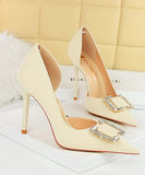 【10色】ハイヒール パンプス ピカピカ 新作 歩きやすい 脚長効果 MY5-626-K6