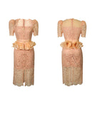 【手作り】新作 かわいい ひざ丈ドレス ドレス レース フリル MY2-JY10406