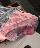 5色 パンツ 刺繡 レース 透け感 かわいい 新作 勝負 MY8-QC1506