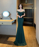 【3色】ロングドレス パーティードレス 谷間魅せ 新作 脚長 MY2-YM9148