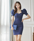 ミニドレス 新作 かわいい 高見え ゴージャス 高品質 手作り MY2-ZED880515E