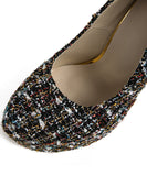 3色 ハイヒール ツイード ヒール セクシー FASHION 脚長効果 XH5-XL- MY-258-172