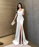 ロングドレス パーティードレス ゴージャス セクシー 脚長効果 MY2-YM9151