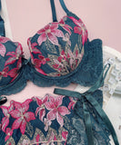 【2色上下セット】刺繡 レース 新作 かわいい 下着 ランジェリー パンツ 紐パン MY8-SHX-6C3195