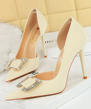 【10色】ハイヒール パンプス ピカピカ 新作 歩きやすい 脚長効果 MY5-626-K6