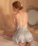 6色【ドレス+コート】パジャマ ルームウェア セクシー かわいい 新作 MY8-GR1854