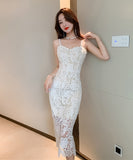 ロングドレス レース パーティードレス エレガント 高見え MY2-MLS5574