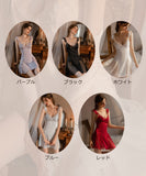 レース パジャマ ルームウェア 刺繡 かわいい 透け感 勝負 MY8-WYTS1729