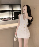 ミニドレス 新作 かわいい 高見え セクシー 脚長効果 MY2-LE-J197