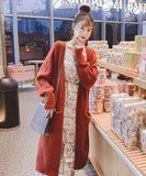 ニット コート 新作 5色 かわいい 高見え 秋冬 MY2-QT-SZ83-32