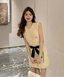 【リボン付き】ミニドレス セクシー 勝負 かわいい ゴージャス 高見え MY2-RY-LV1972