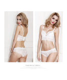 【上下セット】ランジェリー ブラ 下着 新作 セクシー 透け感 谷間魅せ デート MY8-SMX9168B
