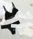 【上下セット】2色 ブラジャー パンティパンツ レース 透け感 かわいい MY8-XJS-3820