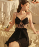 【2色】セクシールームウェア 透けシースルー ナイトウェア 大人セクシー レースキャミソール KS8-GRC6030