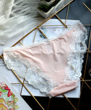【5色】パンツ パンティ レース かわいい フリル リボン 柔らかい MY8-LSJ-9688