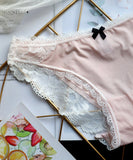 【5色】パンツ パンティ レース かわいい フリル リボン 柔らかい MY8-LSJ-9688
