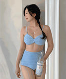 【2色】ビキニ 水着 かわいい 新作 谷間魅せ セクシー SNS映え最適 MY7-DP-A31583