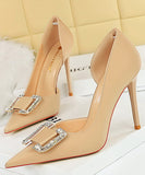 【10色】ハイヒール パンプス ピカピカ 新作 歩きやすい 脚長効果 MY5-626-K6