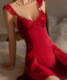 レース パジャマ ルームウェア 刺繡 かわいい 透け感 勝負 MY8-WYTS1729