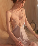 6色【ドレス+コート】パジャマ ルームウェア セクシー かわいい 新作 MY8-GR1854