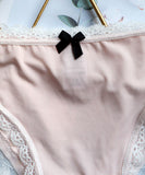【5色】パンツ パンティ レース かわいい フリル リボン 柔らかい MY8-LSJ-9688