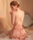 6色【ドレス+コート】パジャマ ルームウェア セクシー かわいい 新作 MY8-GR1854