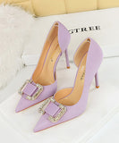 【10色】ハイヒール パンプス ピカピカ 新作 歩きやすい 脚長効果 MY5-626-K6