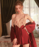 6色【ドレス+コート】パジャマ ルームウェア セクシー かわいい 新作 MY8-GR1854