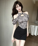 2点セット ミニドレス キャバドレス 花柄 セクシー 肌見せ 大人可愛い YH2-DD6584