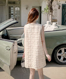 ミニドレス 結婚式 パーティー レース かわいい 高品質 MY2-LML-004