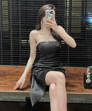 ミニドレス キャバドレス 新作 キラキラ フリル ゴージャス MY2-MYK6388