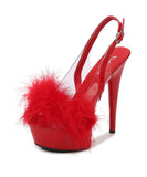 【5色/15cmヒール】ハイヒール ふわふわ パンプス かわいい 美脚効果 MY5-JJ-8661-29