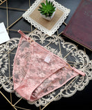 6色 新作 パンツ パンティ 新作 かわいい レース 紐パン 透け感 MY8-LSJ-S136