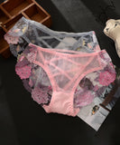 5色 パンツ 刺繡 レース 透け感 かわいい 新作 勝負 MY8-QC1506