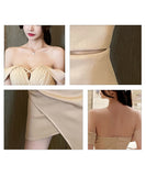 ミニドレス キャバドレス 新作 谷間魅せ 3色 指名up MY2-YM8756