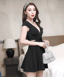 【3色】ミニドレス キャバドレス 新作 かわいい 谷間魅せ セクシー 体型カバー MY2-GDL-3541