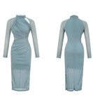 タイトドレス 手作り セクシー ロングドレス Chic おしゃれ 女性魅力 XH2-JY30637