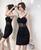 ミニドレス キャバドレス 新作 透け感 かわいい 指名 MY2-LQE-9504H350