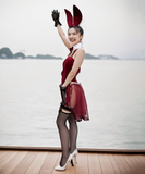 【3色】バニーガール 新作 コスプレ ハロウィン クリスマス サンタコス YN2309