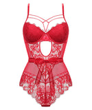 【4色】フランス最新デザイン オールインワン 下着 ランジェリー セクシー リボン MY8-SMX-6612