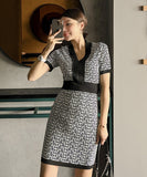 ミニドレス ドレス ゴージャス 高見え ニット MY2-MLS7203