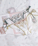 【紐パン】パンティパンツ 下着 ショーツ かわいい 刺繡 MY8-BYQSX-726