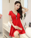 2色 キャバドレス ミニドレス かわいい セクシー 谷間魅せ MY2-GDL-G575